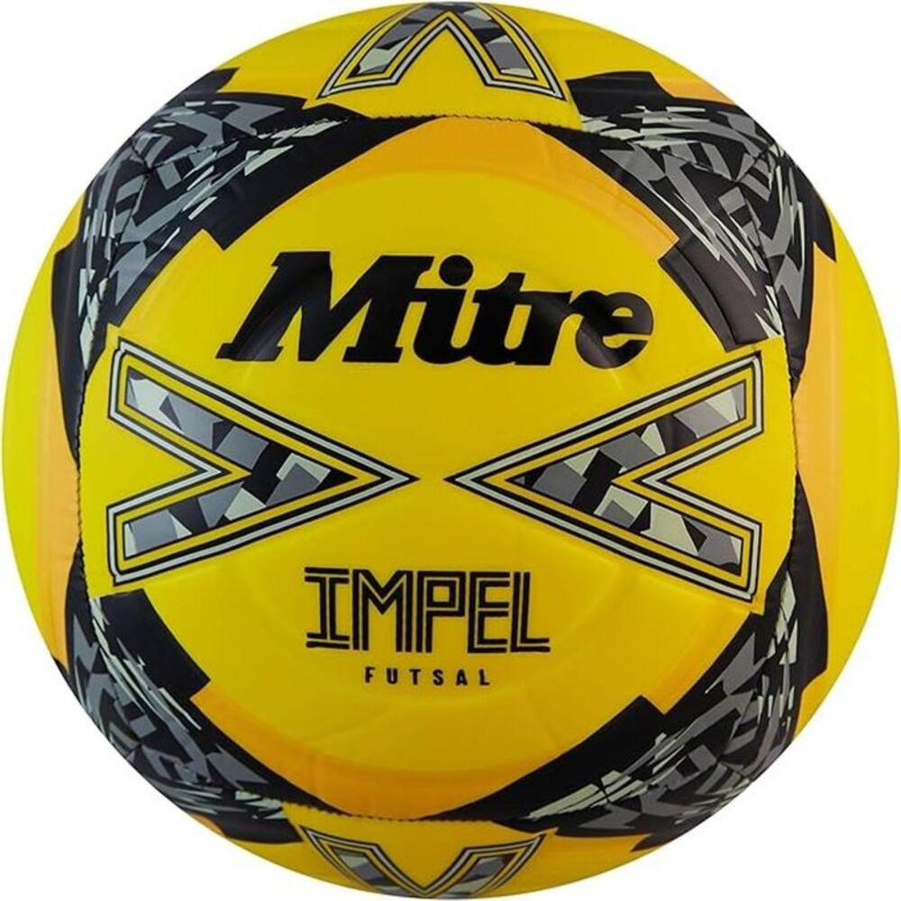 Mitre Impel Futsal Soccer Ball / Fluorescent Yellow/White